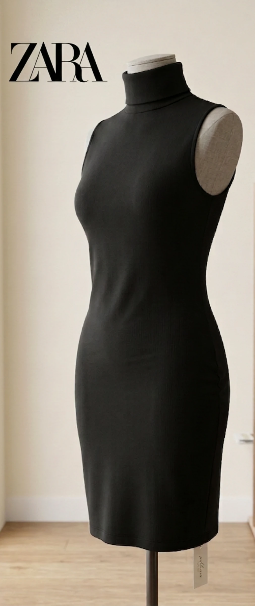 Vestido preto ajustado Zara Tamanho P/36 – photo 2